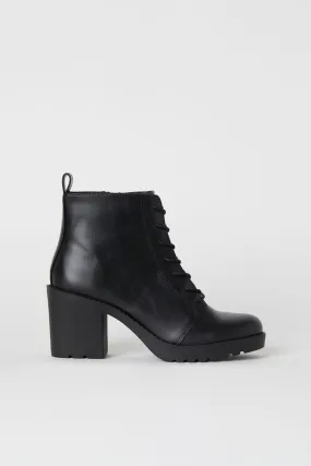 Lace-Up Boots