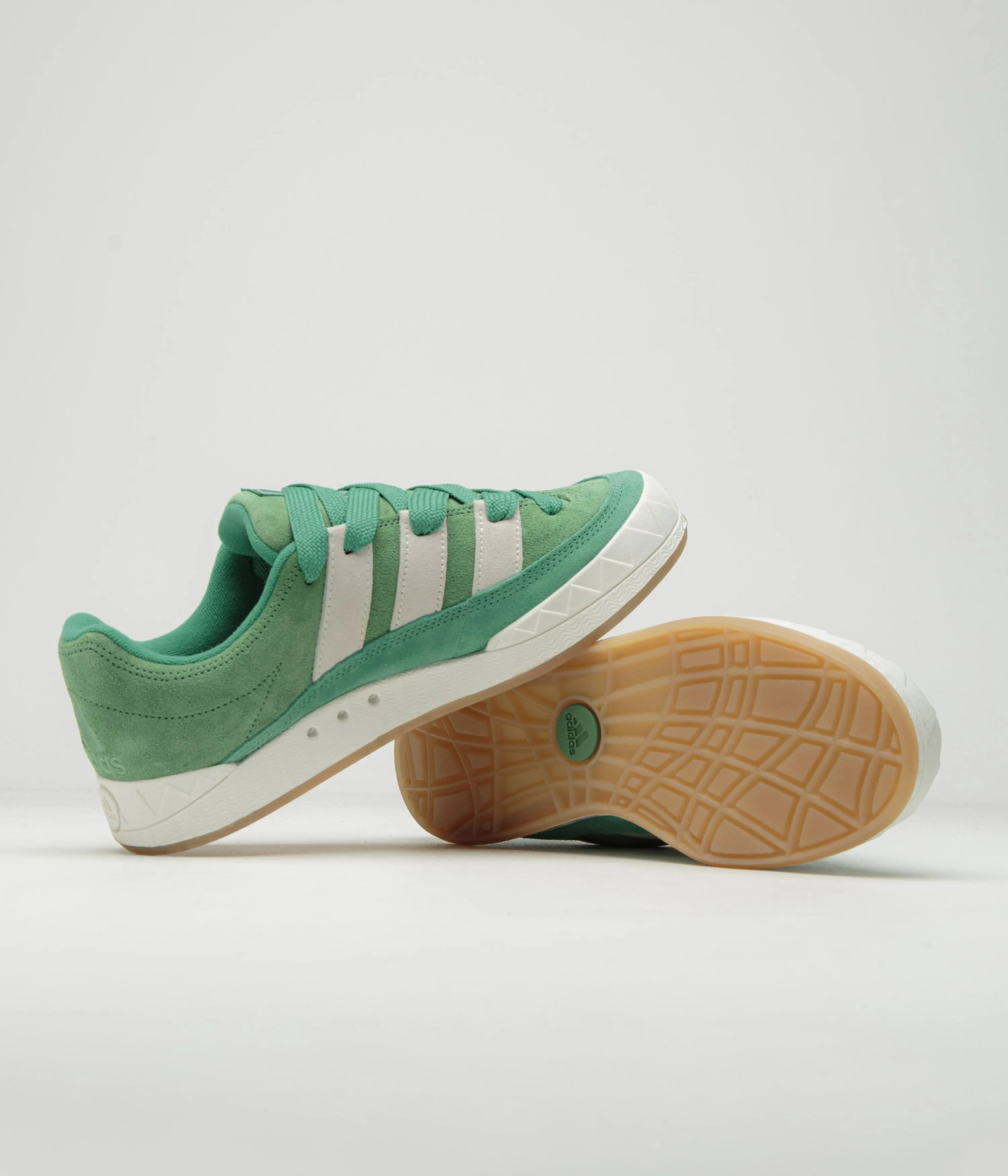 Adidas Adimatic Shoes - Preloved Green / Core White / Semi Court Green