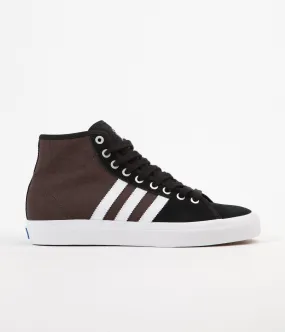 Adidas Matchcourt High RX Shoes - Core Black / White / Brown