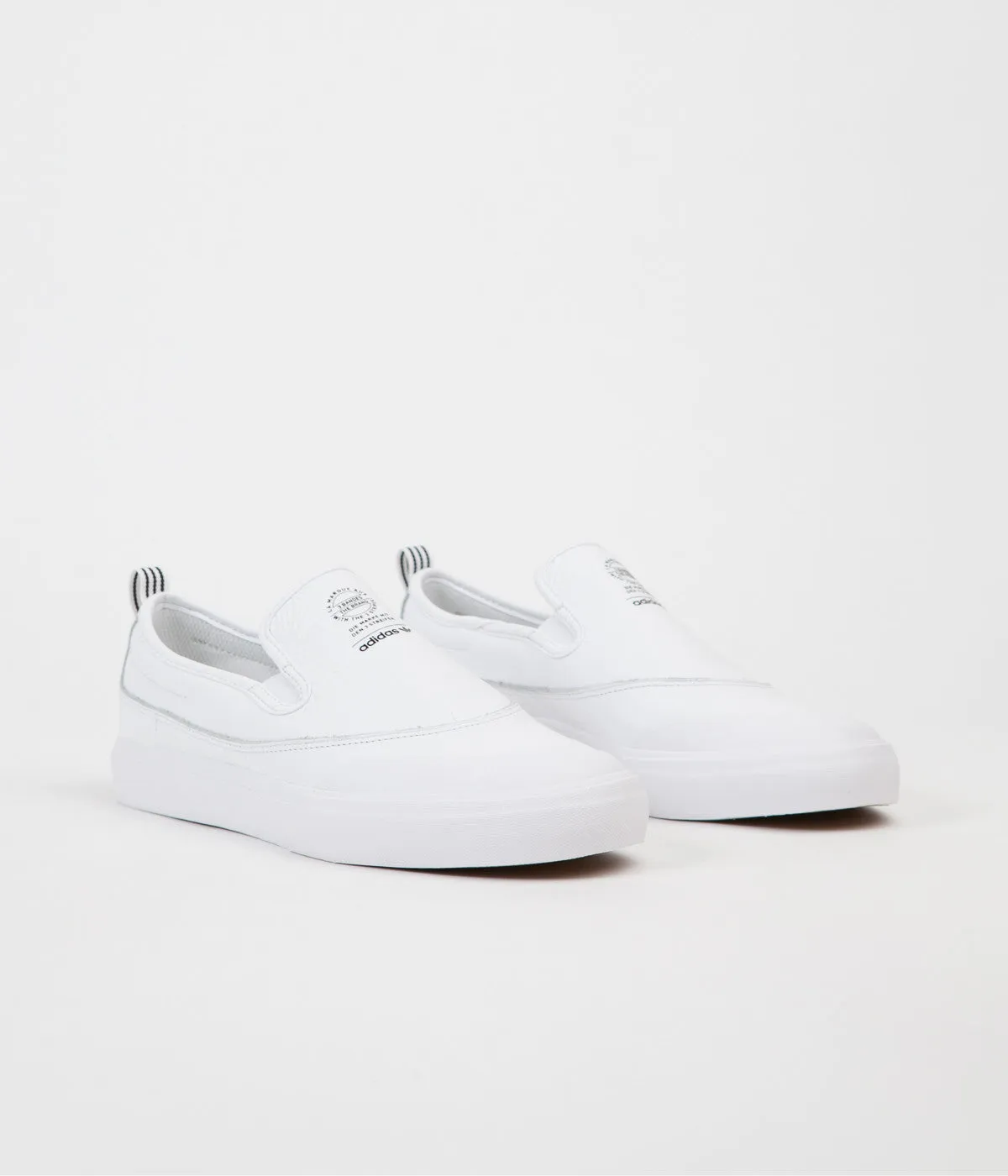 Adidas Matchcourt Slip On Shoes - White / White / White