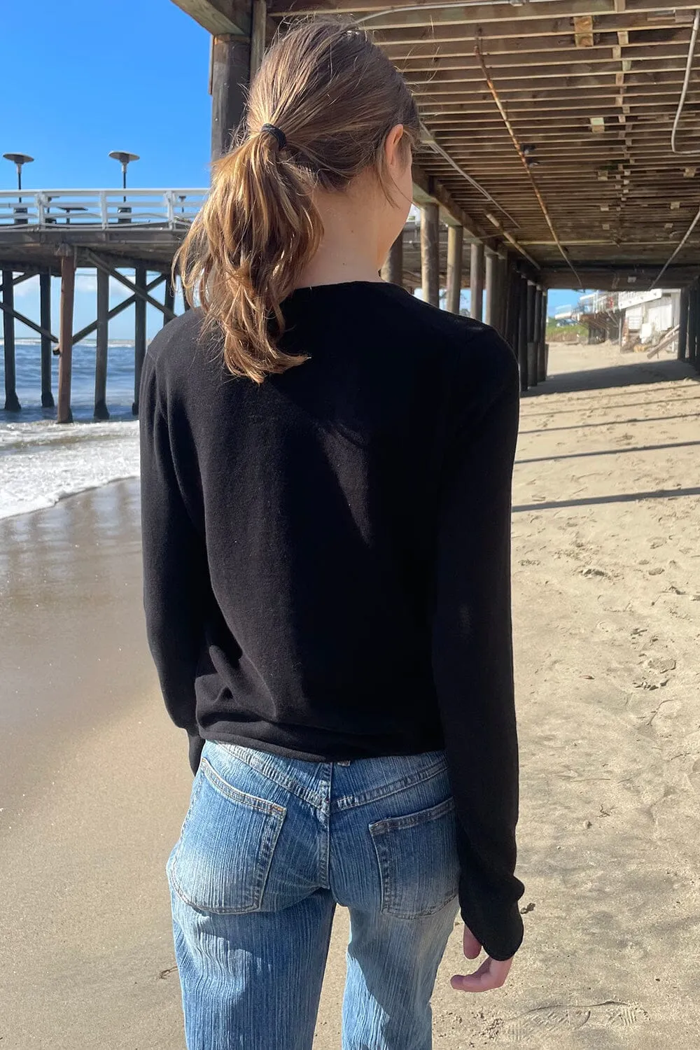 Andi V-Neck Cotton Sweater