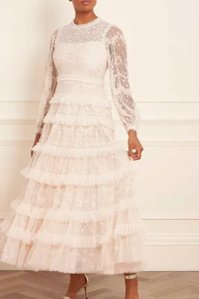 Blossom Lace Ankle Gown