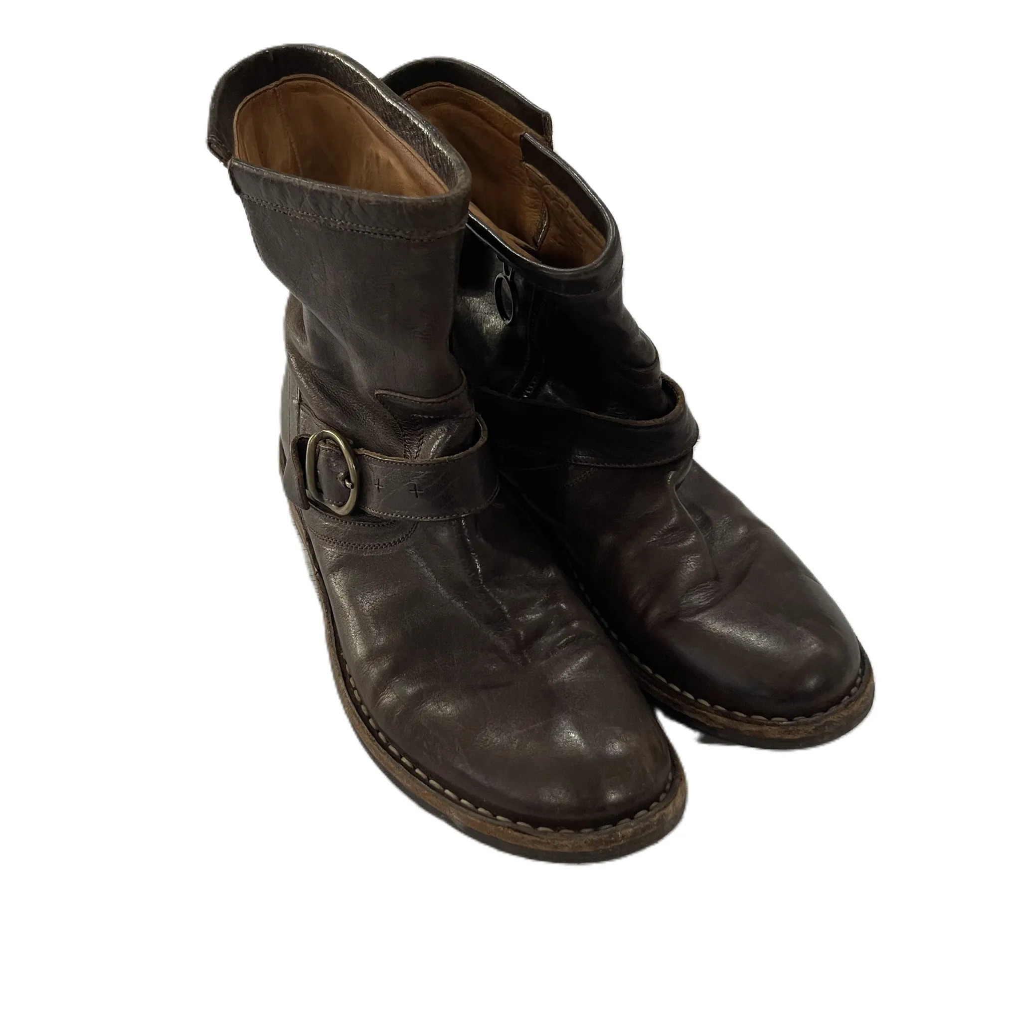 Boots Leather By Cma In Brown, Size: 8