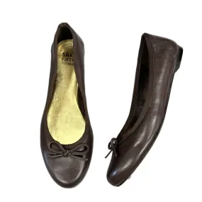 Brown Shoes Flats By Saks Fifth Avenue, Size: 6