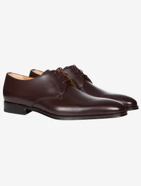 Calfskin Derby Shoe Brown