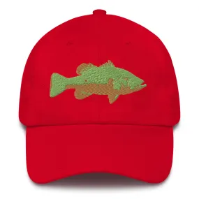 Cotton Cap with a fish