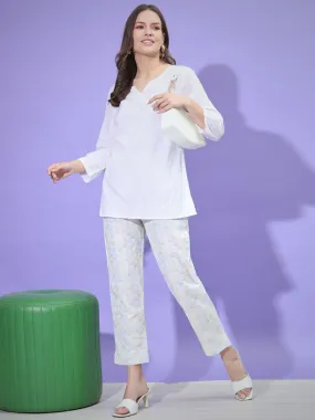 Cotton Chikankari Pant