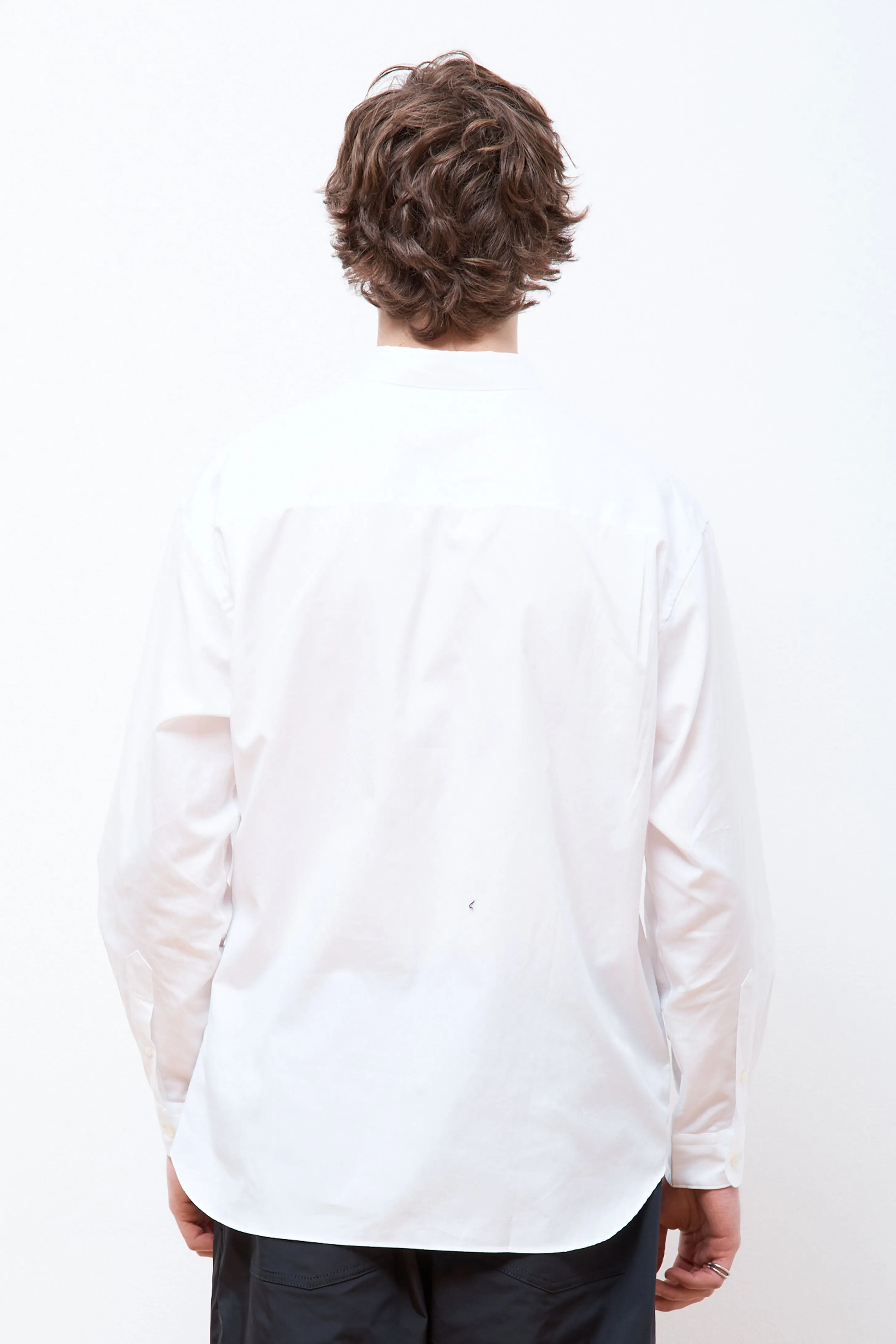 Cotton Logo Shirt White