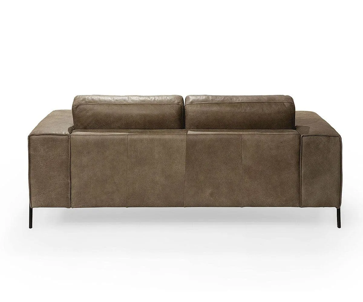 Dean Leather Loveseat