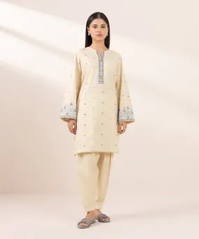 Embroidered Cotton Jacquard Shirt