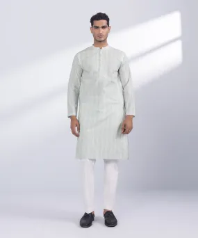 Embroidered Cotton Kurta