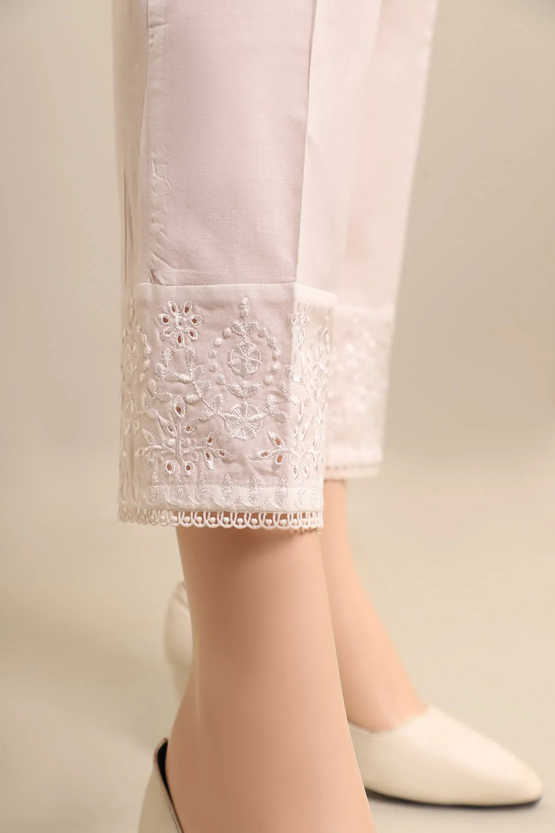 Embroidery Cotton Pant