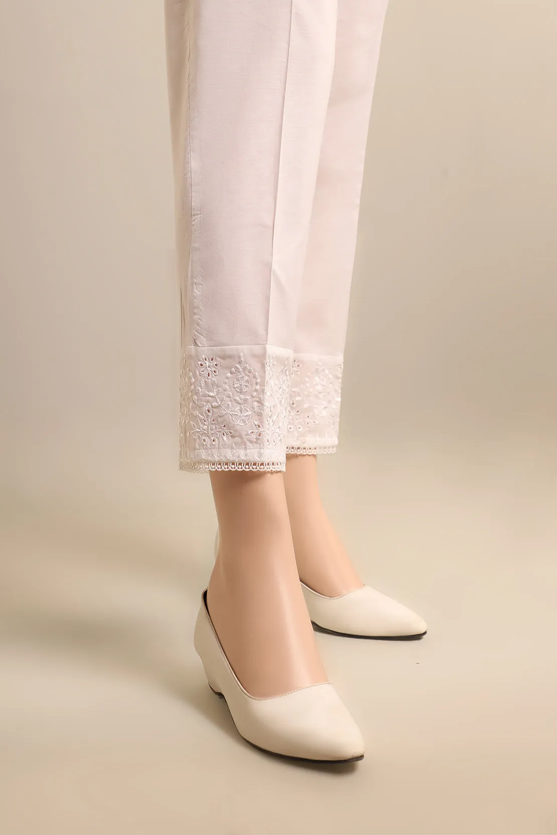 Embroidery Cotton Pant