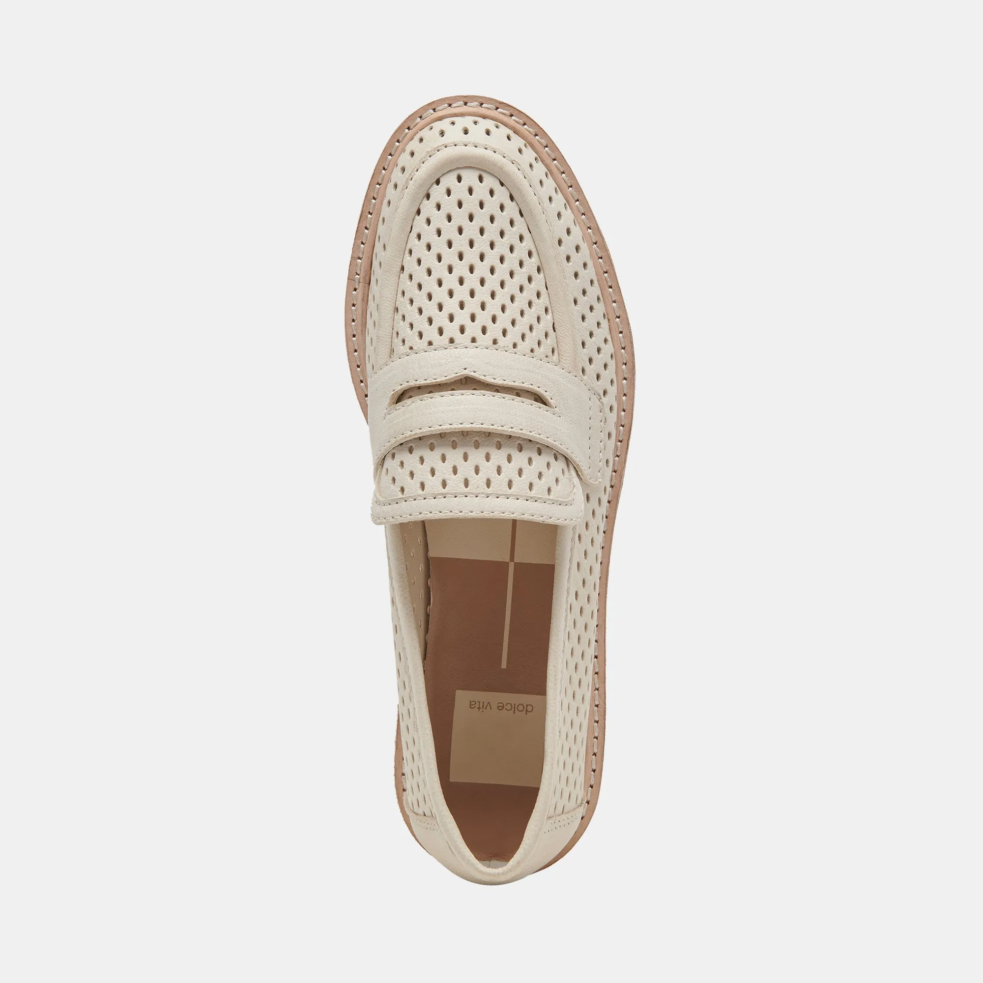 MALILA LOAFERS IVORY NUBUCK - re:vita