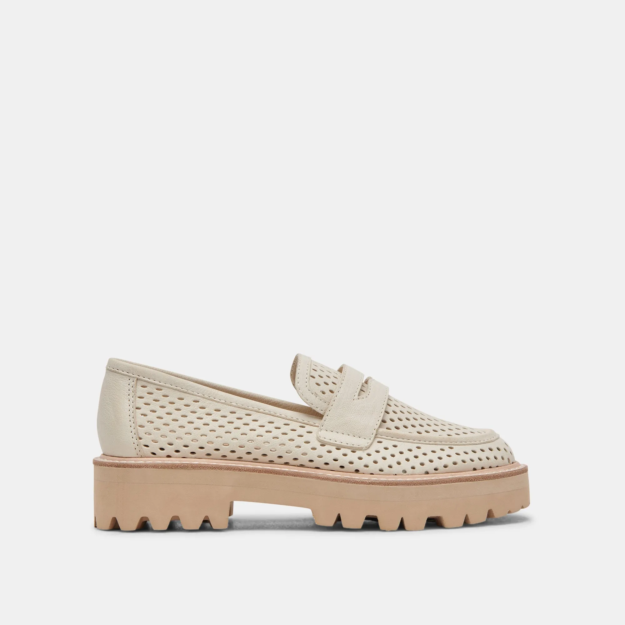 MALILA LOAFERS IVORY NUBUCK - re:vita