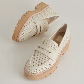 MALILA LOAFERS IVORY NUBUCK - re:vita