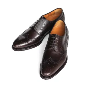 Men's Full Brogue Derby / Dark Brown 98755