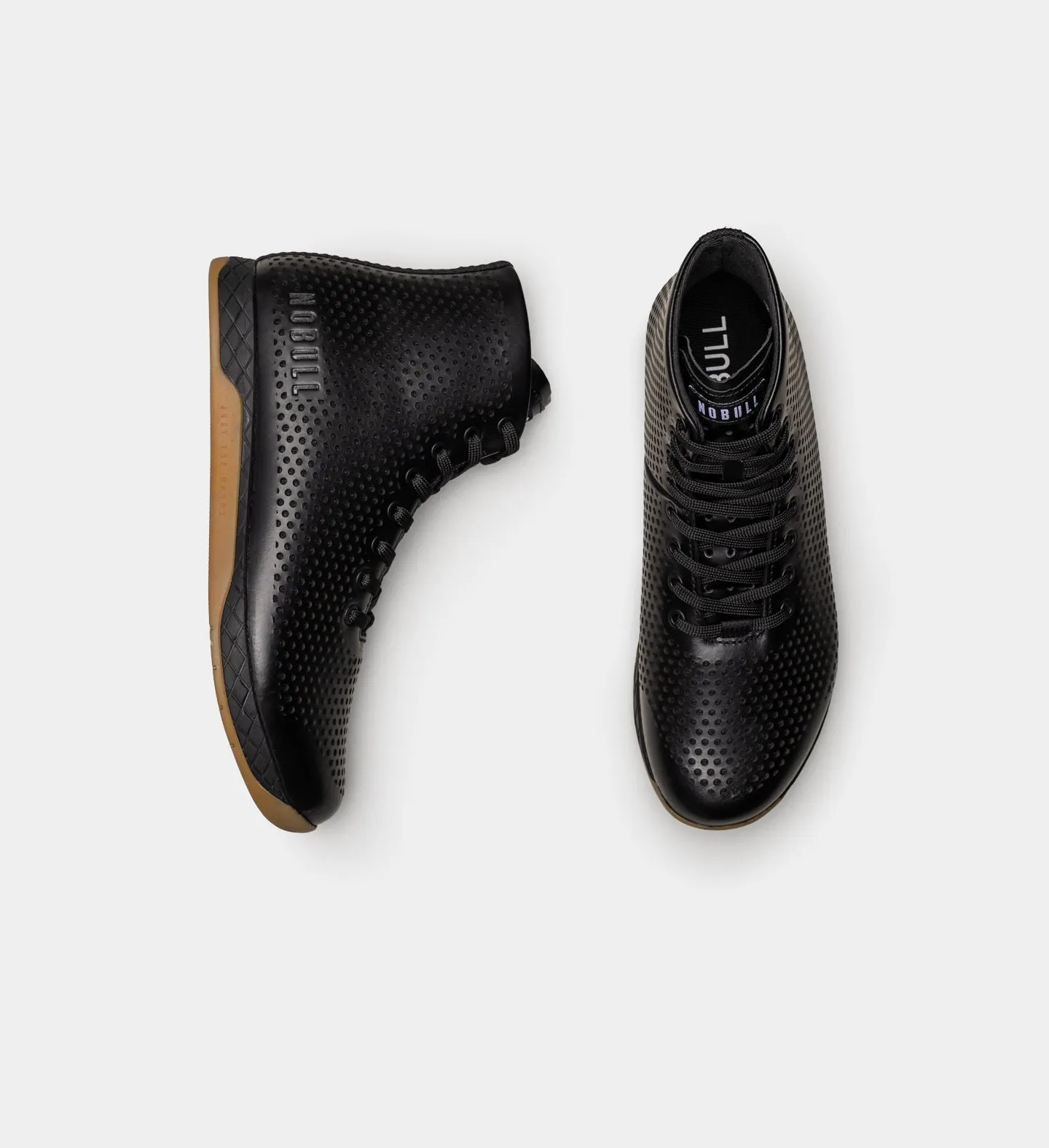 Men's High-Top Leather Trainer