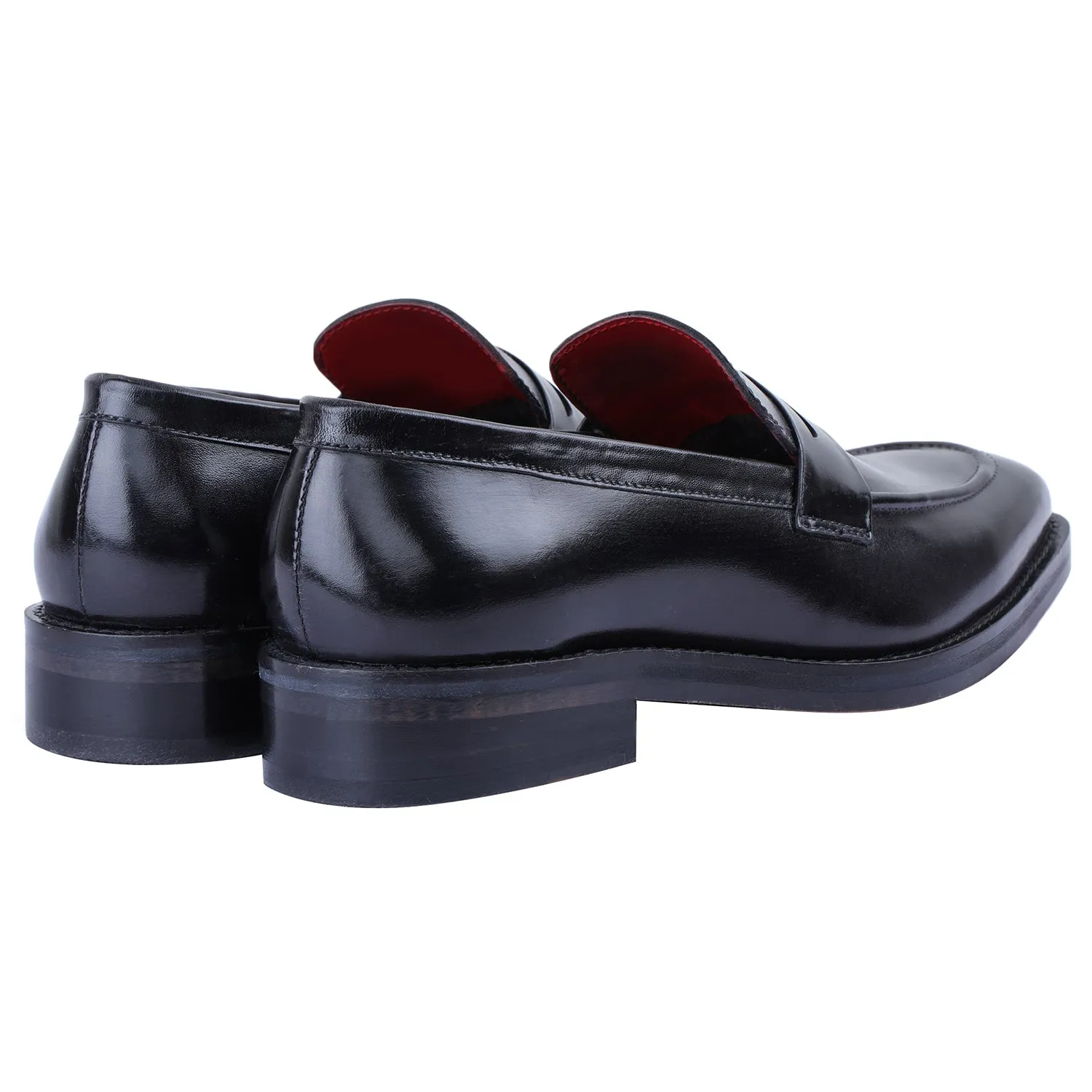 Penny Loafers - Dark Black