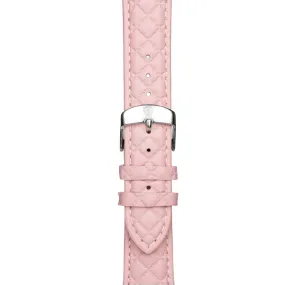 Pink/Silver Leather Band